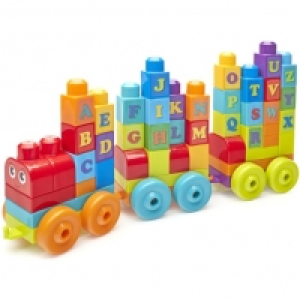 Auchan Mattel MATTEL Mega Bloks Le train de lalphabet