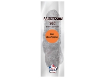 Saucisson sec aux chanterelles