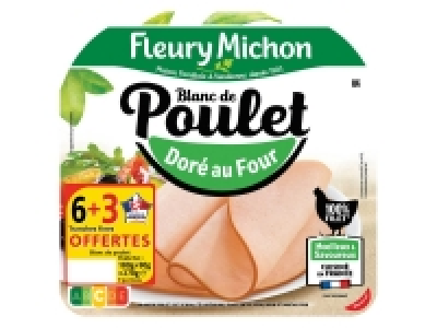 Fleury Michon blanc de poulet doré au four 1.80 €