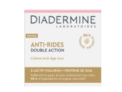 Diadermine crème de jour anti-rides double action 4.71 €