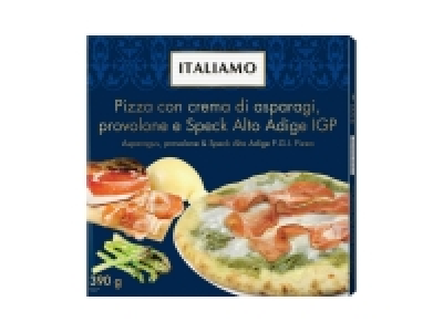 Pizza à la crème dasperges et au Speck Alto Adige IGP 2.29 €