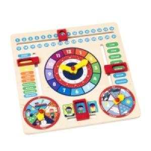 CrÉation Oxybul Horloge calendrier en bois