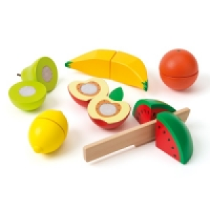 CrÉation Oxybul Set de 6 fruits en bois à découper