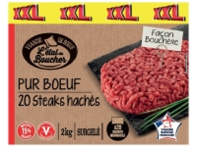 Steaks hachés façon bouchère 13.89 €