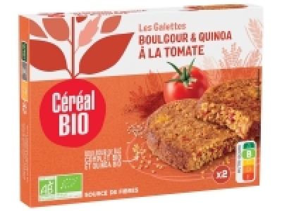 Céréal Bio galettes boulghour et quinoa à la tomates 1.37 €