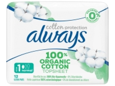 Always serviettes au coton Bio 1.92 €