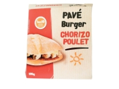 Burger chorizo poulet 2.19&nbsp;&euro;