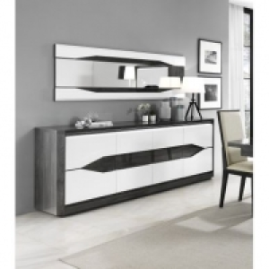 MATERA Blanc/imitation chêne gris 215.99 €