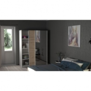 L.150 cm ELEGANCE MINI blanc et imitation chêne 329.99 €