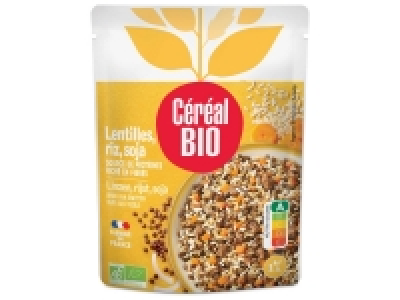 Céréal bio lentilles, riz et soja 1.36 €