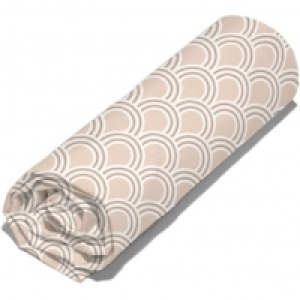 COTE DECO Drap housse en percale de coton 65 fils motifs Art déco STAR