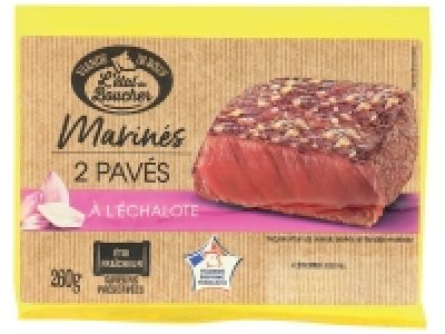 2 Pavés de buf marinés à léchalote 3.29 €