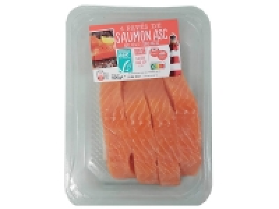 4 pavés de saumon ASC 7.12 €
