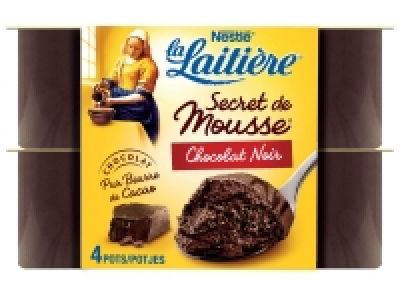 La Laitière secret de mousse chocolat noir 0.78 €