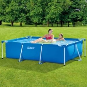 Auchan Intex INTEX Piscine tubulaire rectangulaire 2,20x1,50x0.6m METAL FRAME