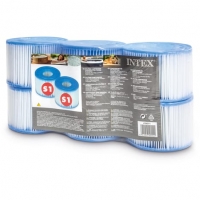 Auchan Intex INTEX Lot de 6 cartouches de filtration pour SPA