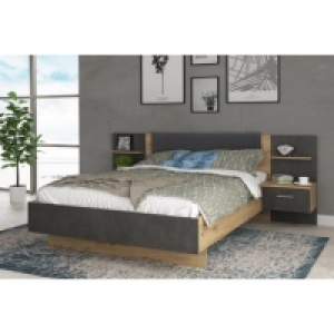 GINGER Imitation chêne et béton gris 304.99 €