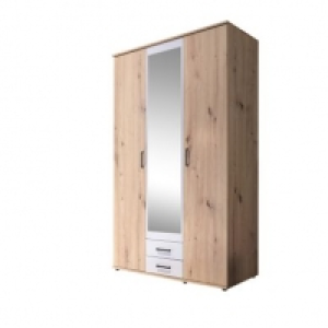 ARTY blanc et imitation chêne avec penderie et lingère 229.99 €