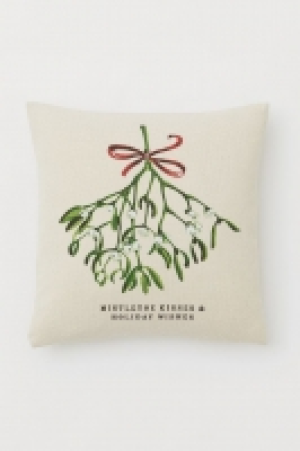 HM  Housse de coussin avec motif