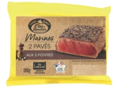 2 pavés de buf marinés aux 3 poivres 3.99 €