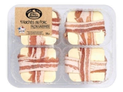 Lidl  4 hachés au porc façon savoyarde