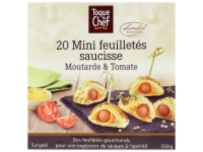 20 mini feuilletés saucisse 3.29 €