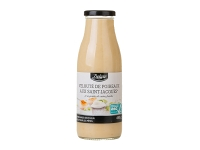 Velouté de poireaux aux Saint-Jacques