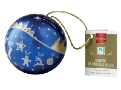 Boule de Noël avec chocolat