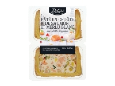 Pâté en croûte de saumon et merlu blanc 2.49 €