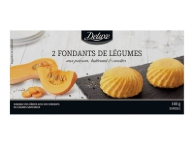 2 fondants de légumes aux potirons, courge butternut, et carottes