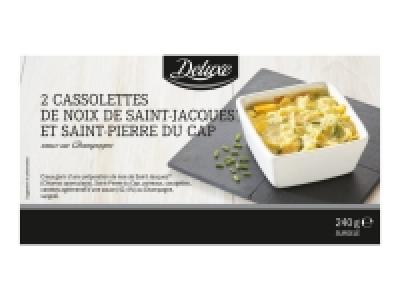 Lidl  2 cassolette de noix de St-Jacques et Saint-Pierre du cap