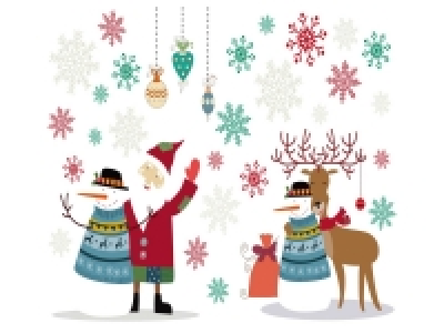 Stickers de Noël pour fenêtre