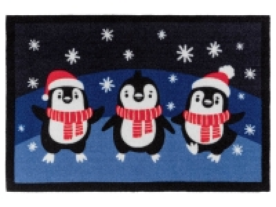 Tapis antipoussière motif de Noël