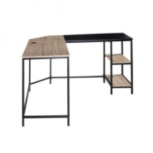 avec port USB WORK Imitation chêne et noir 99.99 €