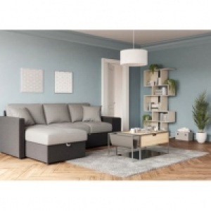 convertible avec coffre EVERY tissu gris foncé et gris clair 619.99 €