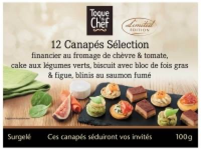 Lidl  12 canapés sélection