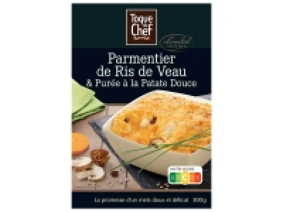 Parmentier de ris de veau et purée à la patate douce 3.90 €