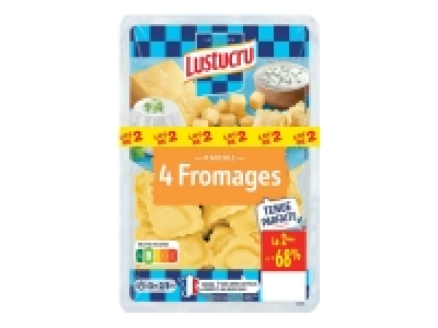 Lustucru ravioli 4 fromages 2.49&nbsp;&euro;