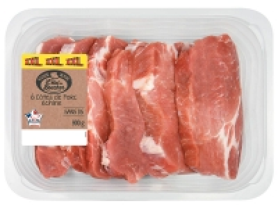 Côtes de porc échine sans os 6.49 €