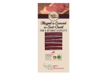 Magret de canard du Sud-Ouest fumé au piment dEspelette 3.39 €