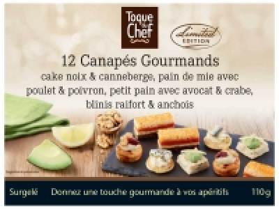 Lidl  12 canapés goumands