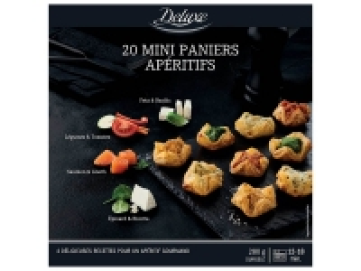 20 mini paniers apéritifs