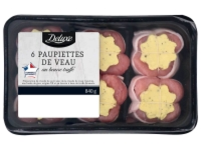 6 paupiettes de veau au beurre truffé 8.99 €