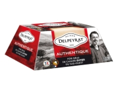 Delpeyrat foie gras de canard entier du Sud-Ouest en barquette