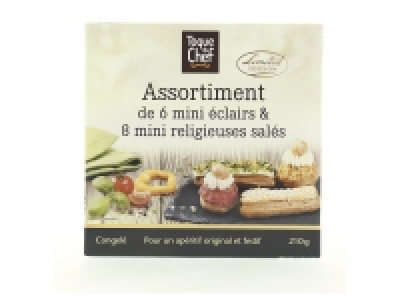 Lidl  Assortiment de 6 mini éclairs et 8 mini religieuses salés