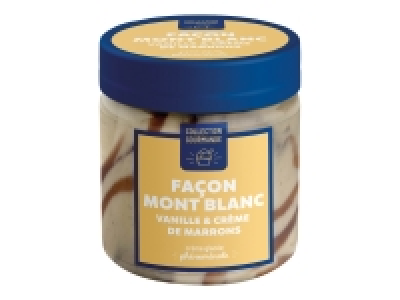 Glace façon Mont blanc