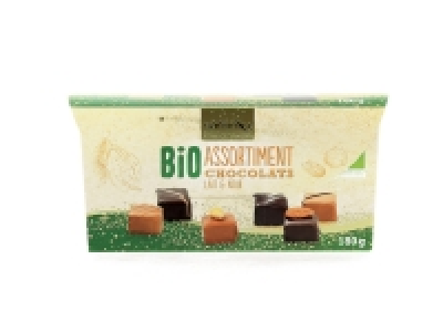 Lidl  Assortiment chocolats lait et noir Bio