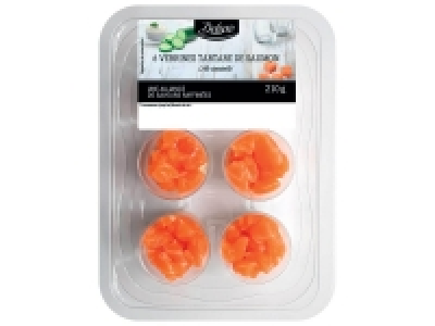 Lidl  6 verrines tartare de saumon