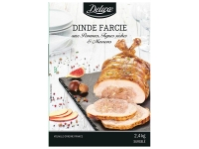 Dinde farcie aux pommes, figues sèches et marrons 19.99 €