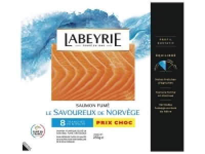 Labeyrie saumon fumé de Norvège 8.49 €